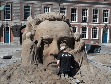 Sand Sculpture at Dublin Castle