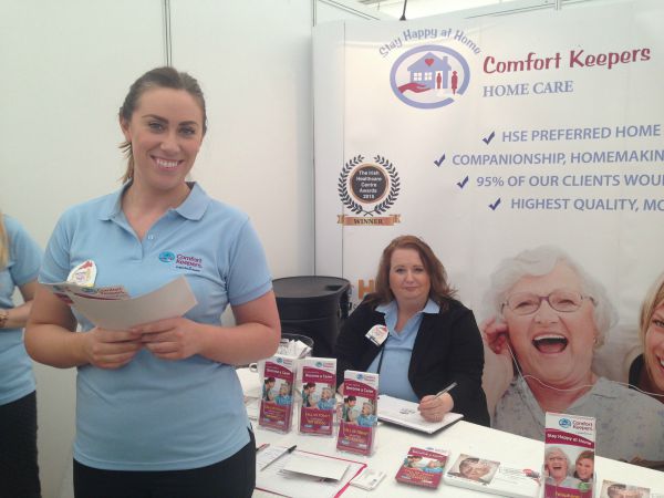 Kathleen and Caroline are two of our Comfort Keepers staff waiting to chat to you